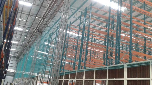 Industrial Safety Nets in a factory setting